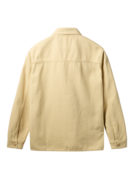 forét Cotton Canvas Overshirt, Vintage Yellow - view 2, Vintage Yellow