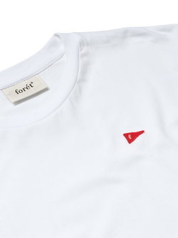 forét Patch Short Sleeve T-Shirt, White - view 2, White