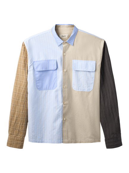 forét Lunar Patchwork Overshirt, Patchwork, Patchwork