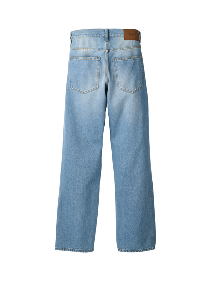 forét Heath Regular Fit Jeans, Washed Mid Blue - view 2, Washed Mid Blue