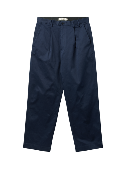 forét Writer Relaxed Fit Trousers, Navy, Navy