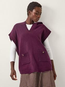 Monsoon Holly Hooded Poncho, Berry, Berry