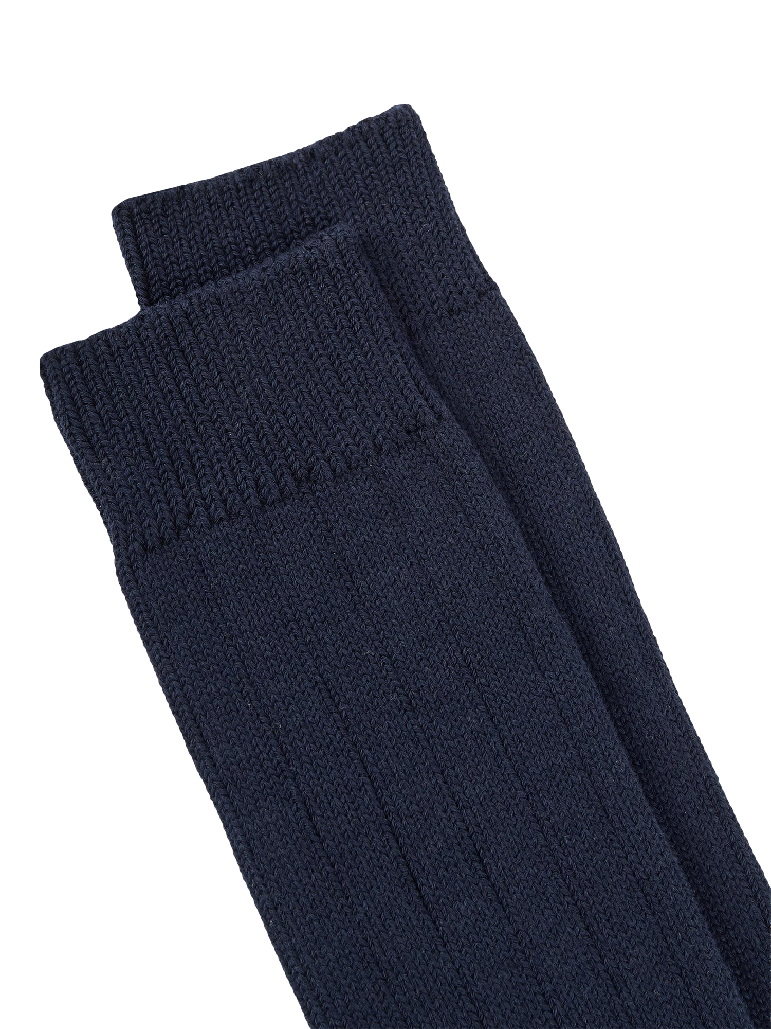 Product image 2 of 3, which shows TUTTI Ribbed Bamboo Rich Socks, Cascade Navy, One Size