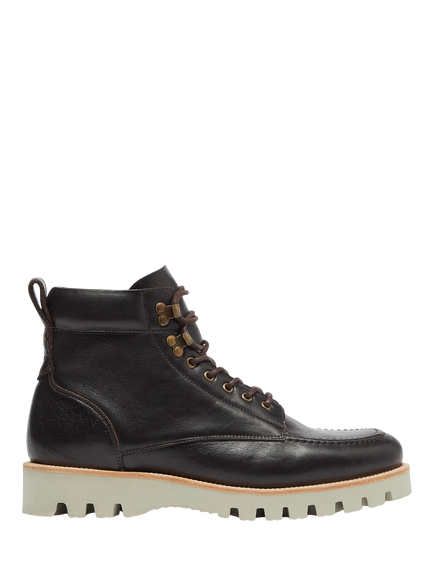 Oliver Sweeney Bolhas Leather Work Boots, Brown