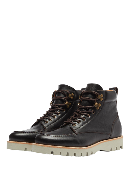 Oliver Sweeney Bolhas Leather Work Boots - view 2, Brown