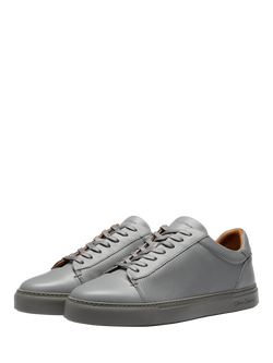 Oliver Sweeney Almada Leather Perforated Trainers - view 2, Grey
