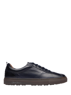 Oliver Sweeney Ermida Leather Lace-Up Trainers, Navy