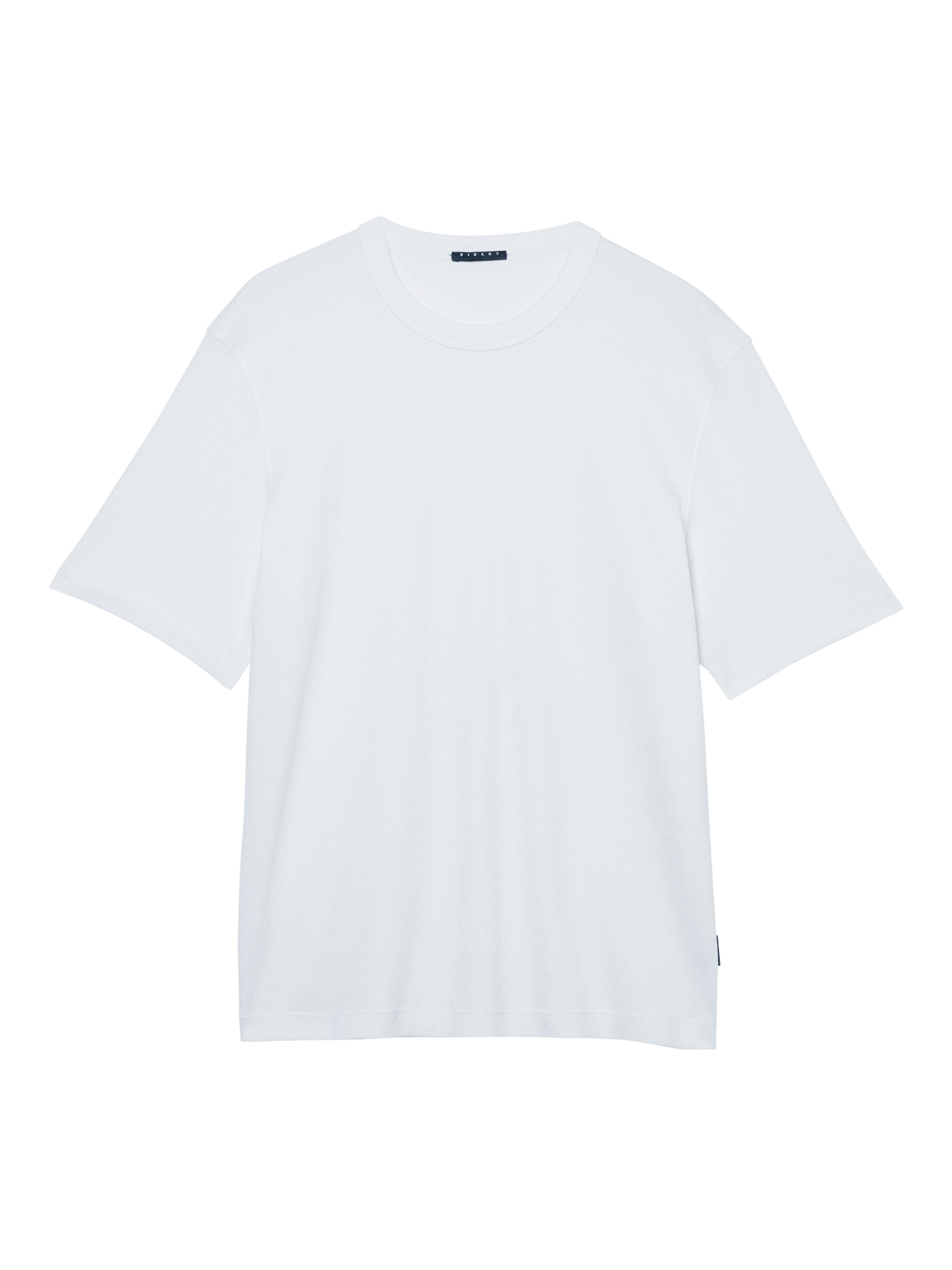 Product image 4 of 4, which shows SISLEY Crew Neck Cotton T-Shirt, Optical White, XXL