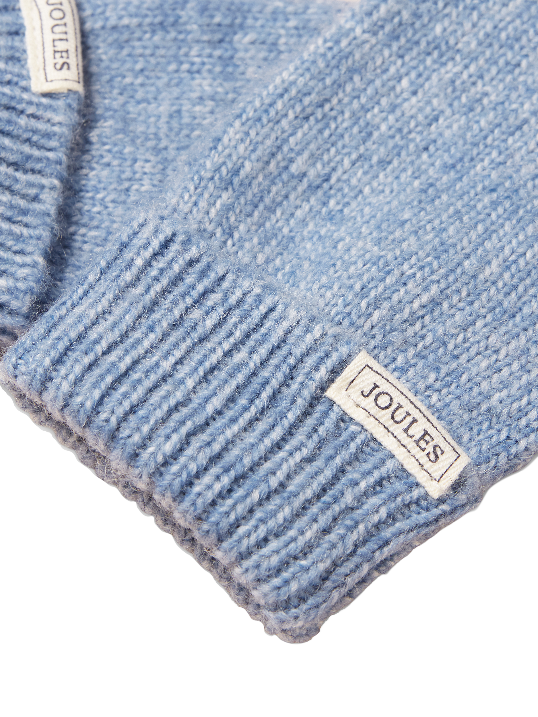 Product image 2 of 2, which shows Joules Knitted Polyester Blend Gloves, Blue, S/M