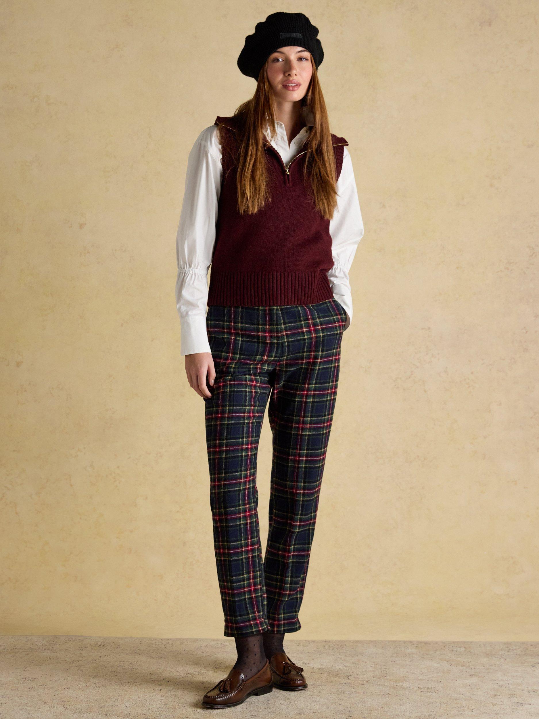 Product image 8 of 8, which shows Joules Branded Knit Beret, Black, One Size