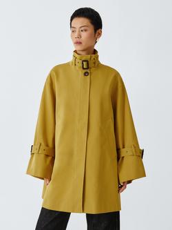 John Lewis A-Line Mac Coat, Yellow