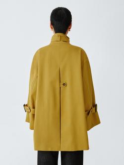 John Lewis A-Line Mac Coat - view 2, Yellow