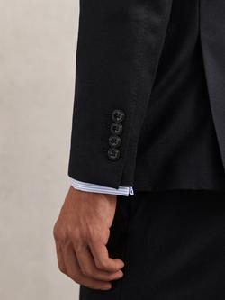 Reiss Muse Double Breasted Wool Blazer, Navy - view 2, Navy