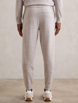 Reiss Billings Wool Blend Tapered Trousers - view 2, Wicker Brown Melange