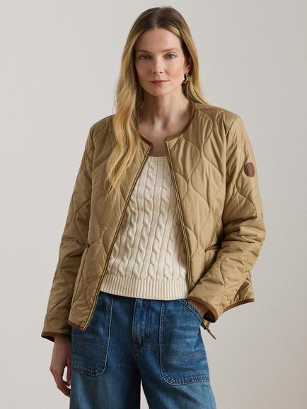Lauren Ralph Lauren Onion Quilted Jacket, Brown, Brown