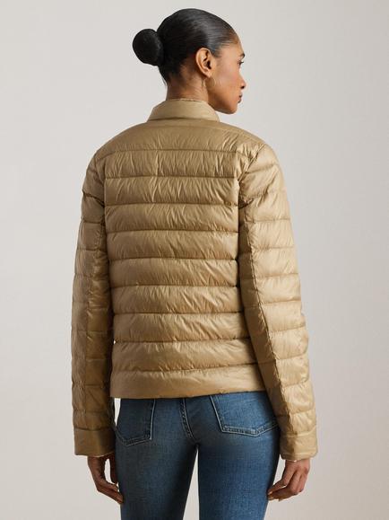 Lauren Ralph Lauren Down Insulated Puffer Jacket, Birch Tan - view 2, Birch Tan