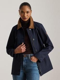 Lauren Ralph Lauren Bonded Jersey Barn Jacket, Dark Navy