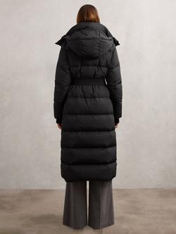 Reiss Colette Longline Puffer Coat - view 2, Black