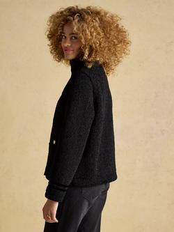 Joules Fleur Fleece Jacket - view 2, Black