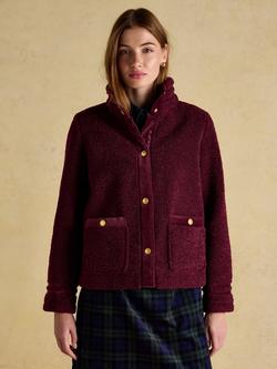 Joules Fleur Fleece Jacket, Red