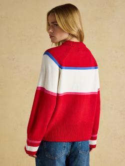 Joules Here For The Apres Jumper, Red - view 2, Red