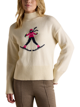 Joules Ski Intarsia Jumper, Cream