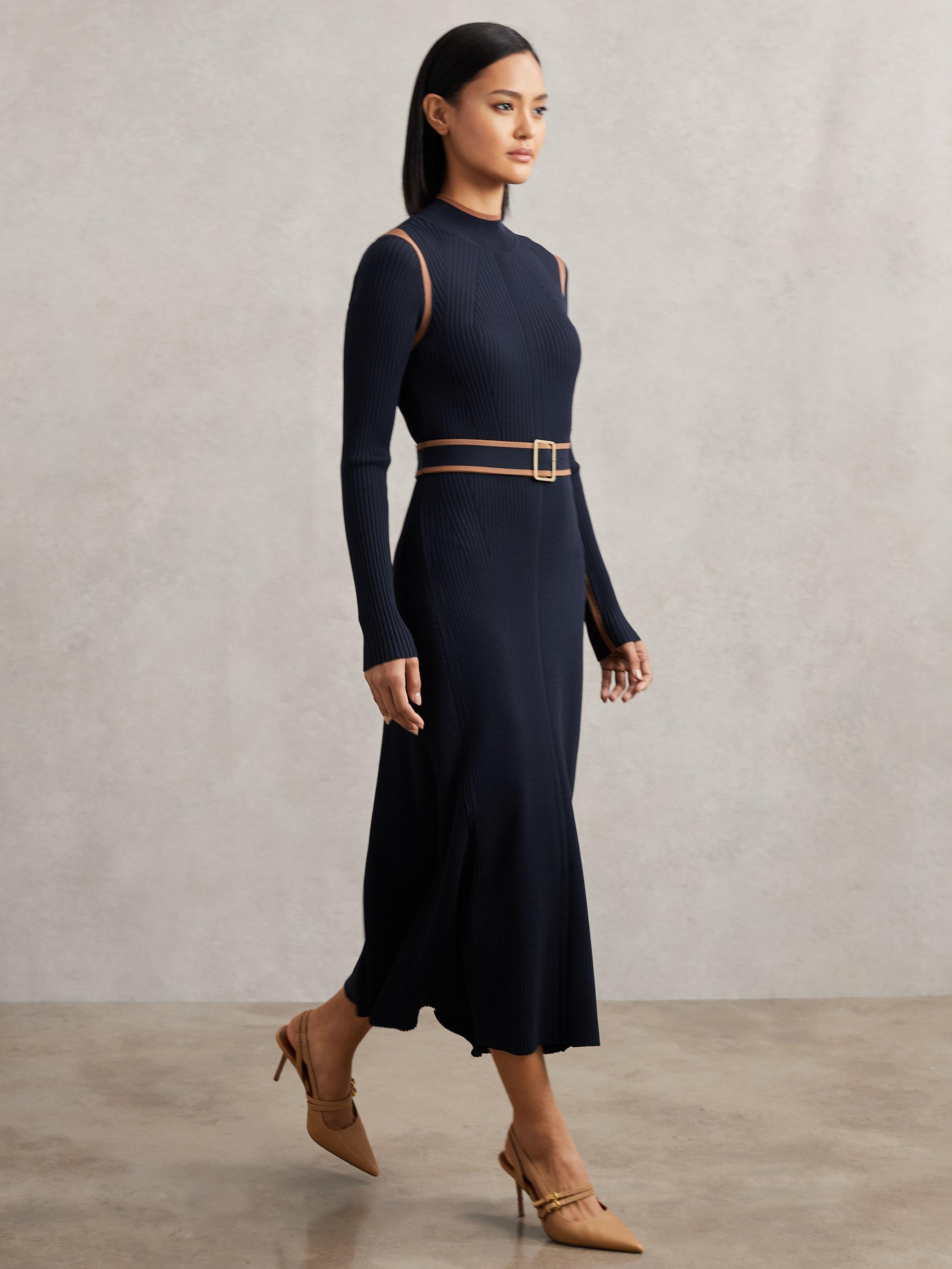 knee length dresses for ladies Juliet Cable Knit Dress main image 1