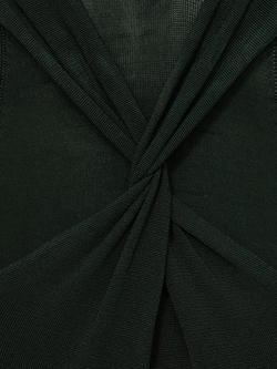 Reiss Petite Vivienne Cut Out Knitted Midi Dress, Dark Green - view 2, Dark Green