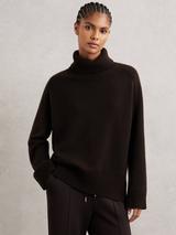 Reiss Brooklyn Cashmere Blend Roll Neck Jumper