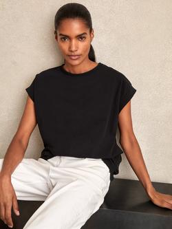 Reiss Tommie Crew Neck T-Shirt - view 2, Black