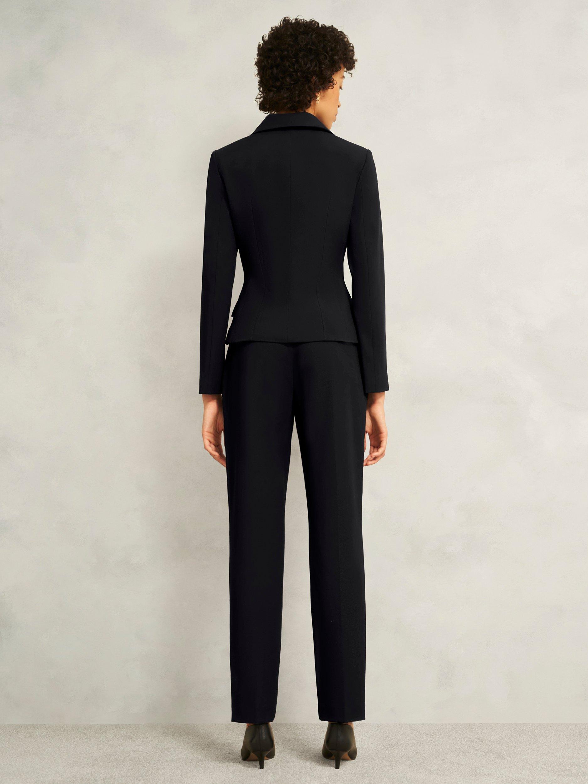 Product image 2 of 6, which shows Hobbs Belgrave Sculpted Jacket, Black, 14