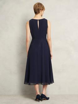 Hobbs Petite Kiki Gem Dress, Midnight Navy - view 2, Midnight Navy