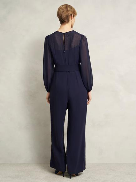 Hobbs Anoushka Gem Jumpsuit, Midnight Navy - view 2, Midnight Navy