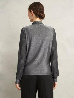 Hobbs Ashley Sparkle Top, Silver - view 2, Silver
