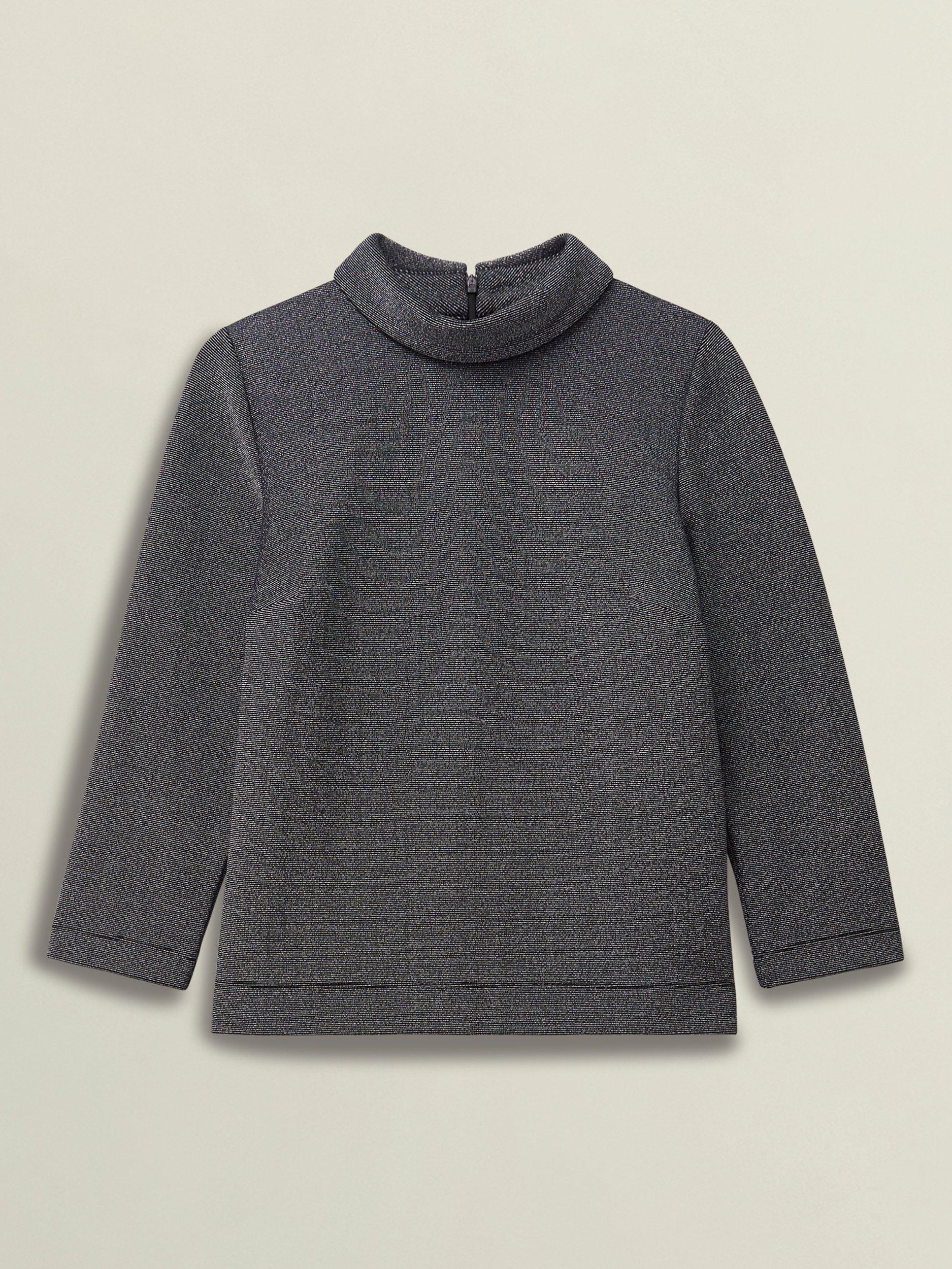 Product image 4 of 7, which shows Hobbs Tali Sparkle Top, Navy/Silver, L