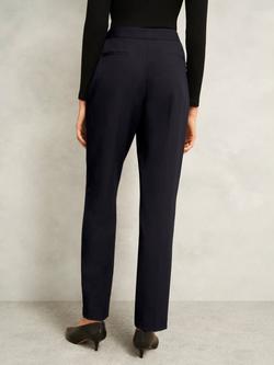 Hobbs Belgrave Straight Tailored Trousers, Black - view 2, Black