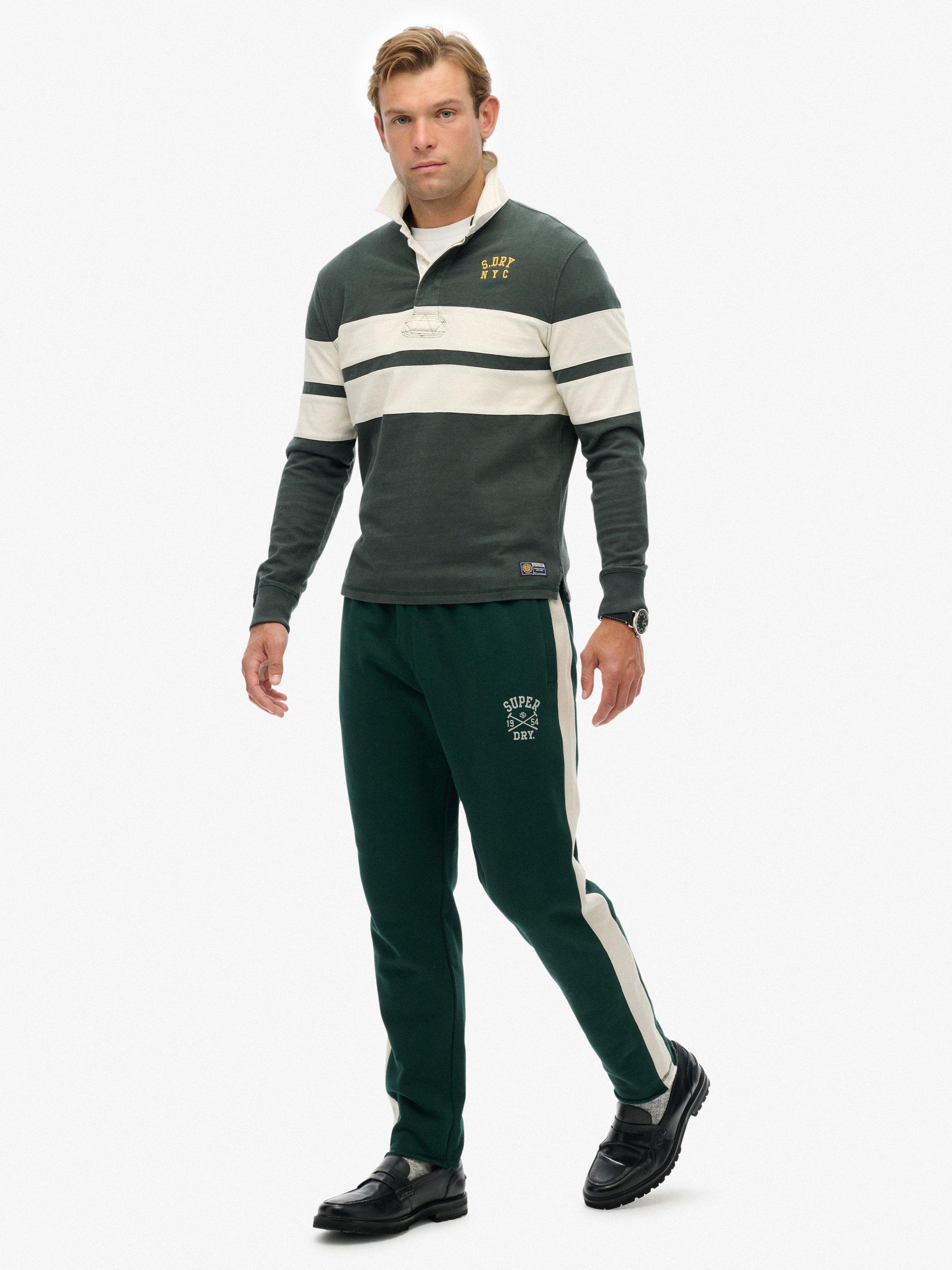 Product image 3 of 6, which shows Superdry Athletic Club Joggers, Enamel Green, S