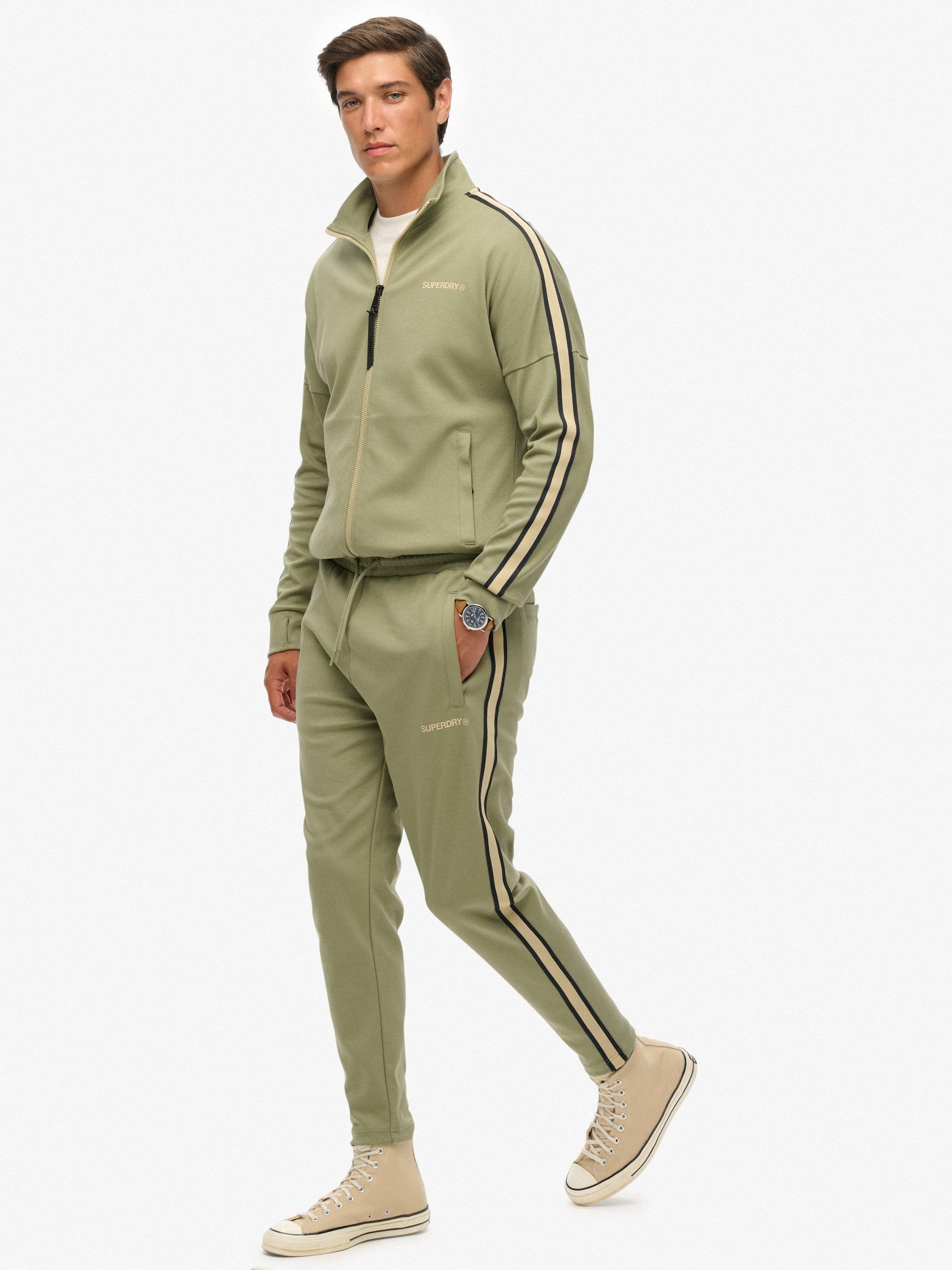 Product image 3 of 7, which shows Superdry Tech Cult Joggers, Oil Green, S