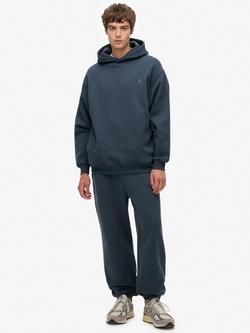 Superdry Blank Oversized Joggers, Blueberry Navy