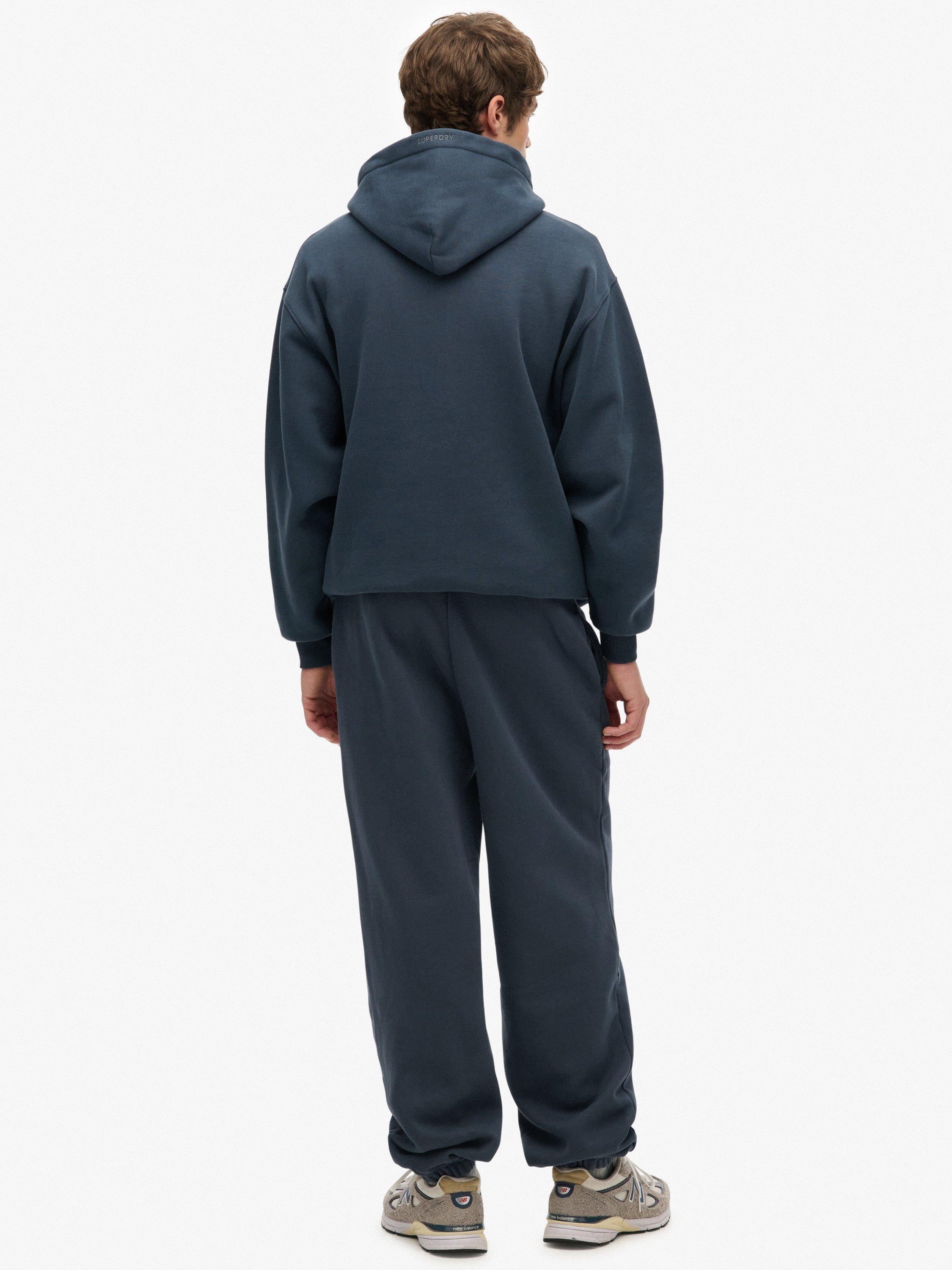 Product image 2 of 7, which shows Superdry Blank Oversized Joggers, Blueberry Navy, S