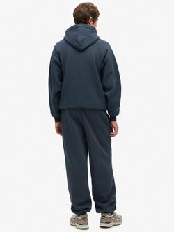 Superdry Blank Oversized Joggers - view 2, Blueberry Navy