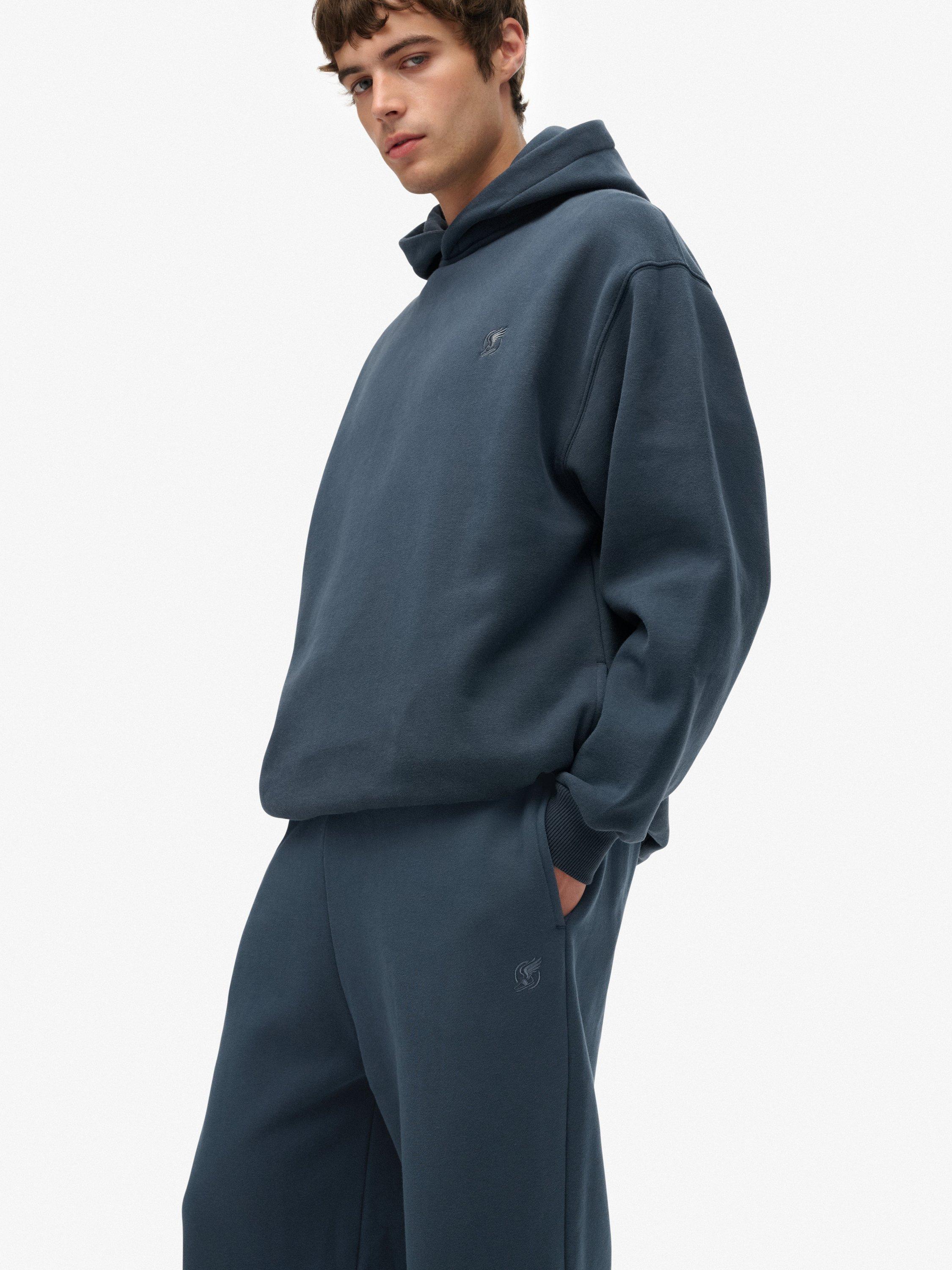 Product image 6 of 7, which shows Superdry Blank Oversized Joggers, Blueberry Navy, S