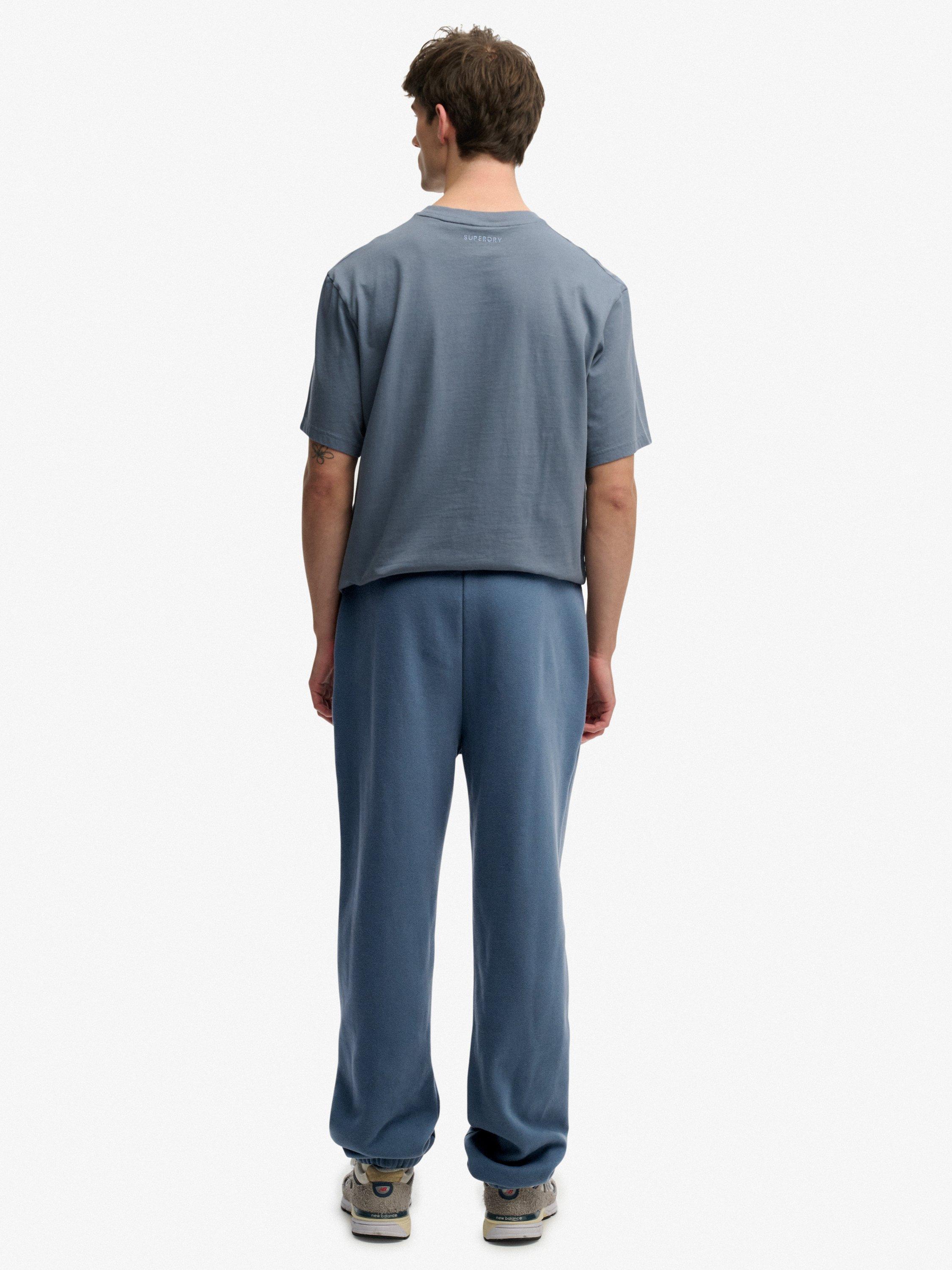 Product image 2 of 7, which shows Superdry Cotton Blend Oversized Joggers, Blue Grey, S