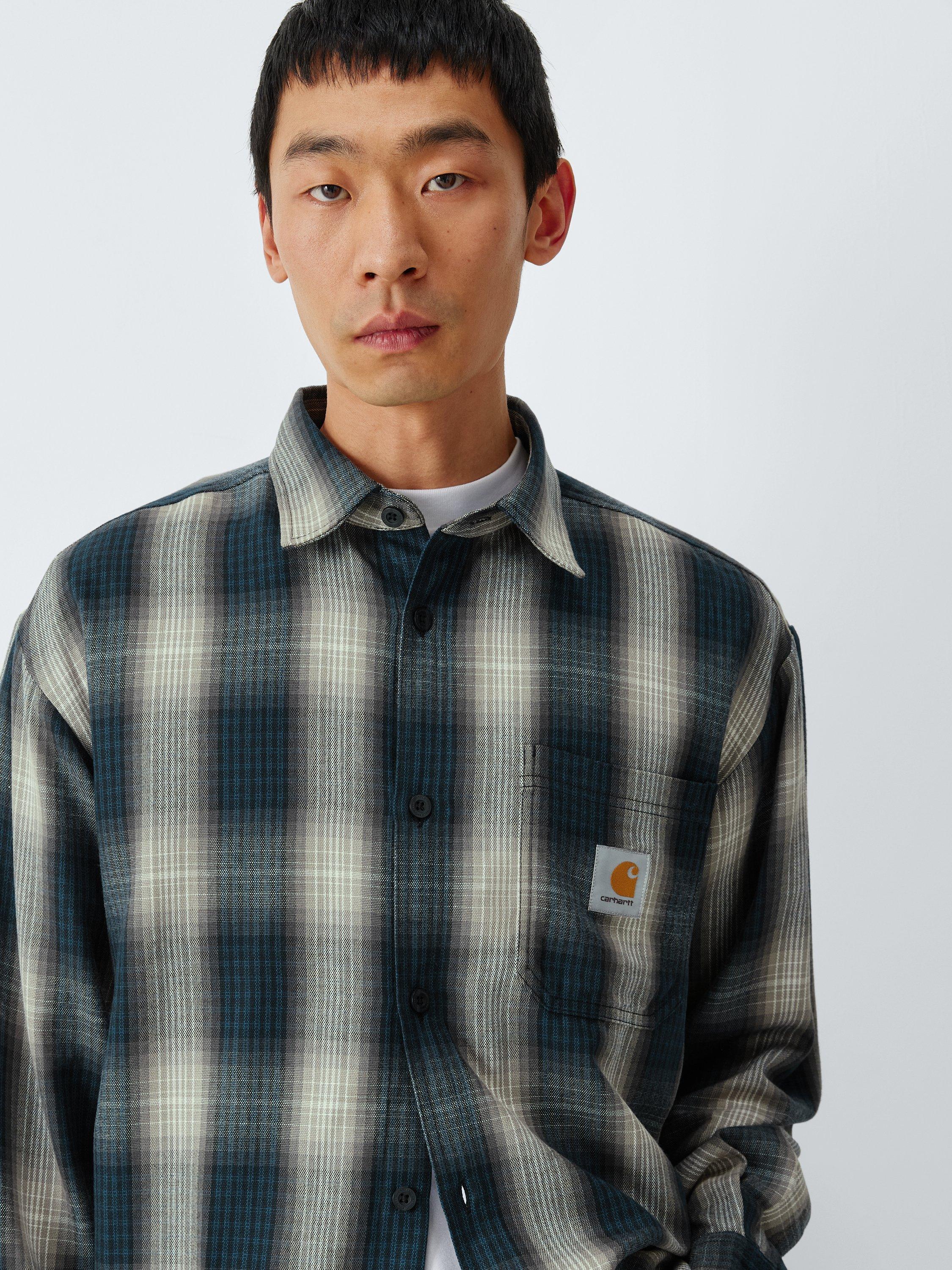 Product image 5 of 6, which shows Carhartt WIP Long Sleeve Harlin Shirt, Jupiter, S
