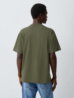 Carhartt WIP Cotton Regular Fit Short Sleeve Sardinas T-Shirt, Leaf - view 2, Leaf