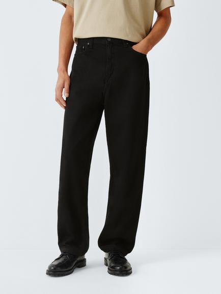 Carhartt WIP Aaron Tapered Fit Jeans, Black Rinsed, Black Rinsed