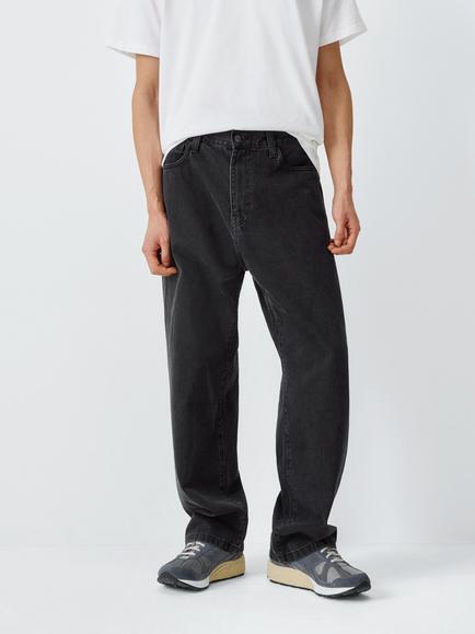 Carhartt Landon Loose Tapered Fit Jeans, Black Stone Wash
