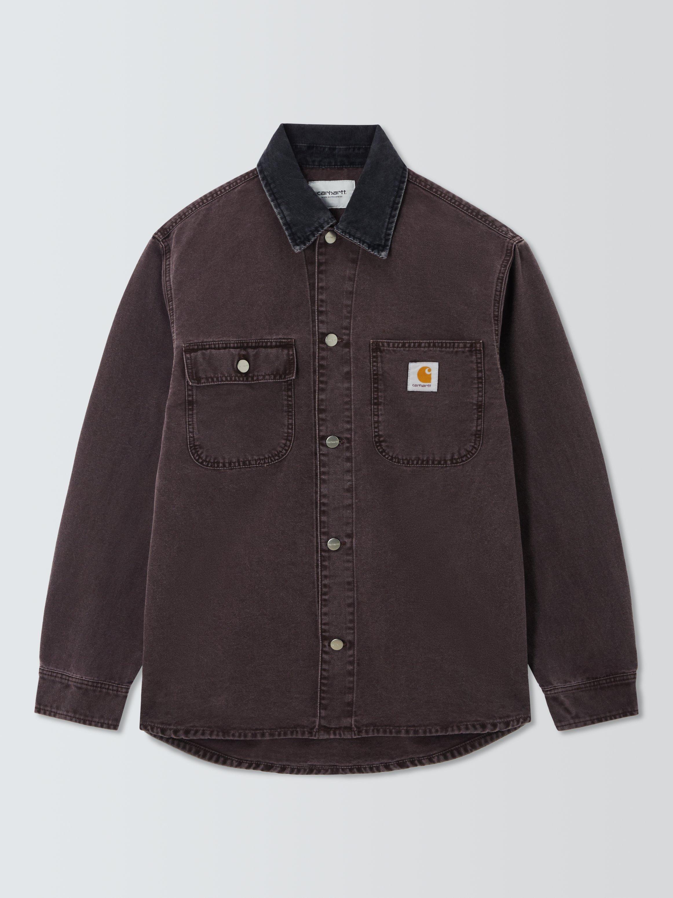 Product image 1 of 1, which shows Carhartt WIP  Mitch Shirt Jacket, Palisander, S