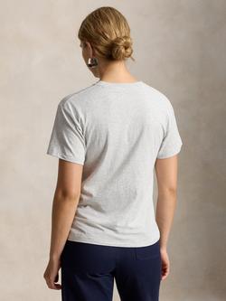 Polo Ralph Lauren Crew Neck Bear T-Shirt, Grey/Multi - view 2, Grey/Multi