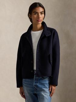 Polo Ralph Lauren Double Faced Pure Wool Jacket, Navy, Navy